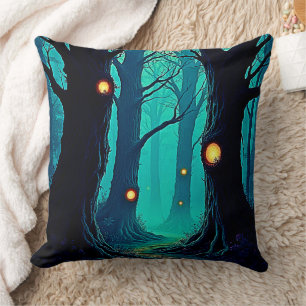 Dark Fantasy Forest Mystery Kussen