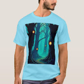 Dark Fantasy Forest Mystery T-shirt (Voorkant)
