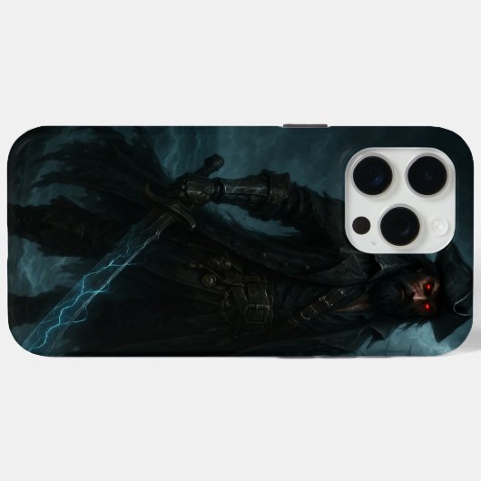 Dark Fantasy Pirate iPhone 15 Pro Max Case (Achterkant (horizontaal))