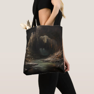 Dark Fantasy River Cave Draagtas