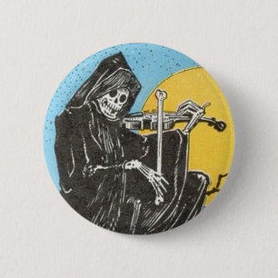 Dark Fiddler Ronde Button 5,7 Cm