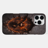 Dark Fire Angel iPhone 16 Pro Max Case Hoesje (Achterkant horizontaal)
