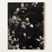 Dark floral aesthetic  planner (Achterkant)