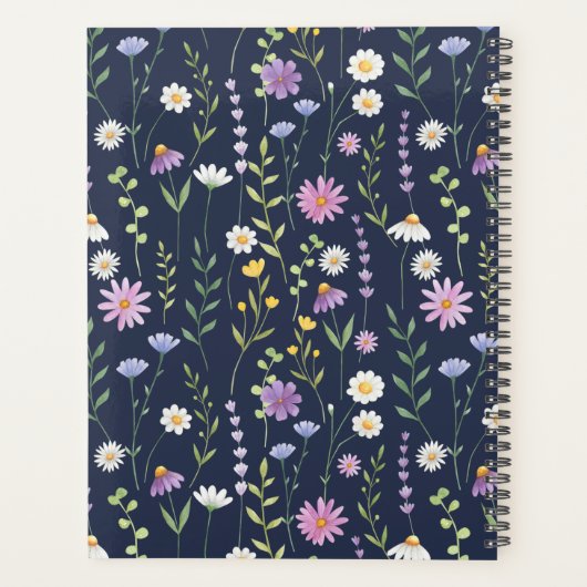 Dark Floral Botanical Garden Planner (Dos)
