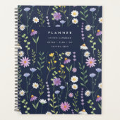 Dark Floral Botanical Garden Planner (Devant)