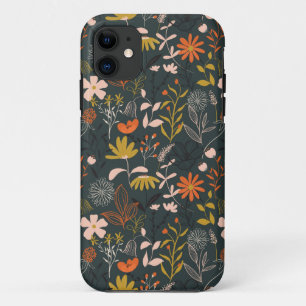 Dark Floral iPhone 11 Hoesje