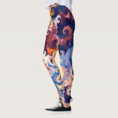 Dark Flower Pattern Leggings (Links)