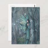 Dark Forest Fairy Mystieke Fantasy Art Briefkaart (Voorkant / Achterkant)
