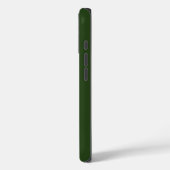 Dark Forest Green Tough iPhone 16 Coque (Verso / Gauche)