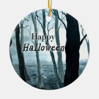Dark Forest Halloween-versiering Keramisch Ornament