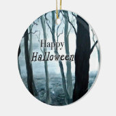 Dark Forest Halloween-versiering Keramisch Ornament (Links)