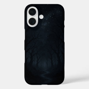 Dark Forest nachtelijke hemel iPhone 16 Hoesje