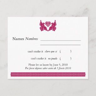 Dark Fuchsia Papal Picado Inséparables RSVP