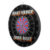 Dark Galactic Lord Sticker – Cosmic Shadow Warrior Dartbord (Voorkant Rechts)