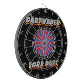 Dark Galactic Lord Sticker – Cosmic Shadow Warrior Dartbord (Voorkant Links)