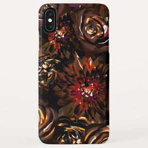 Dark Garden Autumn Glow Flowers Herfst iPhone XS Max Hoesje