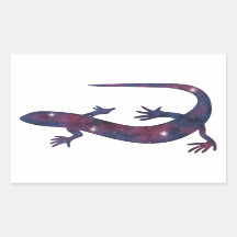 Dark Gecko Starscape-Sticker
