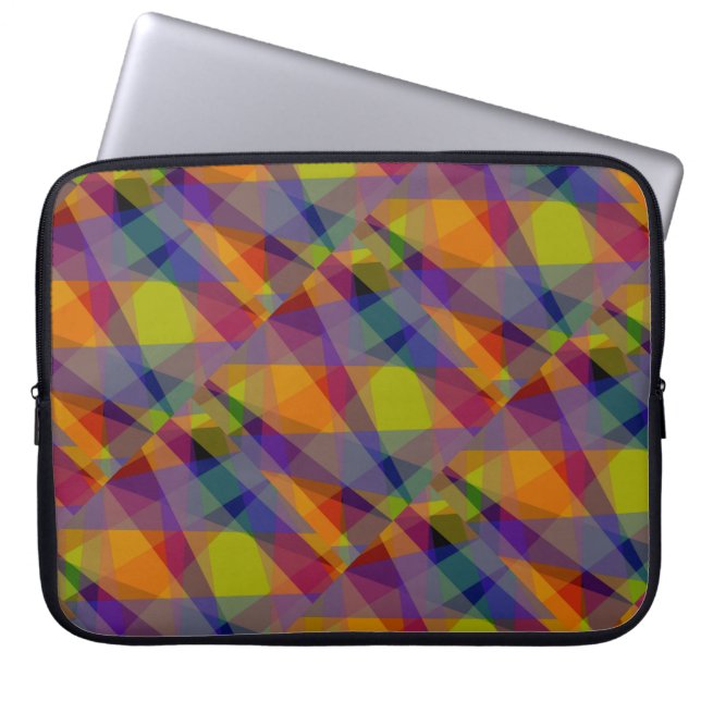 Dark Geometric - Housse pour ordinateur portable (Devant)