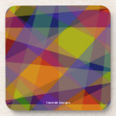 Dark Geometric - Plastic Onderzetter (Voorkant)