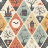 Dark ghost pattern sticker (Voorkant)