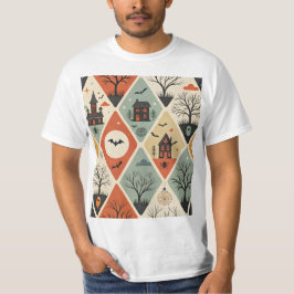 Dark ghost pattern t-shirt