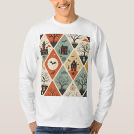 Dark ghost pattern t-shirt