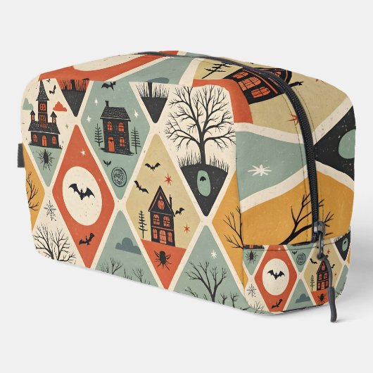 Dark ghost pattern toilettasje (Rechterhoek)