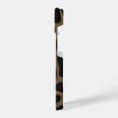 Dark Glossy Marble Aesthetic iPhone Hoesje (Linkerkant)