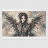 Dark Gothic Angel Decoupage Tissuepapier (Voorkant)