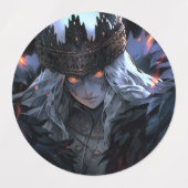 Dark Gothic Fantasy Anime Labels (Design 1)