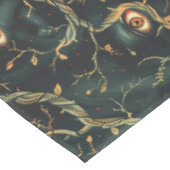 Dark Gothic Garden Macabre Eyes Goblincore Hallowe Tafelkleed (Gekanteld)