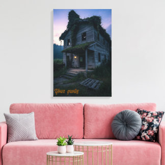 Dark Gothic Twilight Horror  Canvas Afdruk