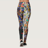 Dark Graffiti Paint Love Leggings (Achterkant)