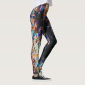 Dark Graffiti Paint Love Leggings (Rechts)