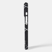 Dark Gray iPhone Case with Branch Texture (Achterkant / Links)