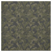 Dark Green Camo Abstract Stof (Swatch)