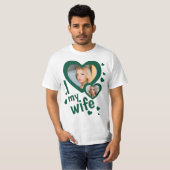 Dark Green Custom J'aime mes femmes hommes t-shirt (Devant entier)