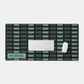 Dark Green noir industriel acier inoxydable Art (Clavier et souris)