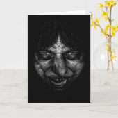 Dark Greeting Kaart (Gele Bloem)