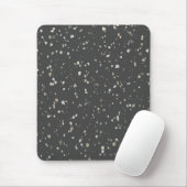 Dark Grey Terrazzo Pattern Muismat (Met muis)