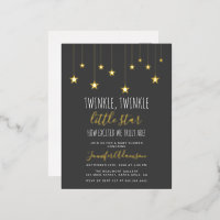 Dark Grey Twinkle Little Star-Baby shower
