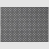 Dark Grey With White Polka Dots Tissuepapier (Voorkant)