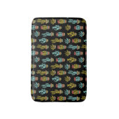 Dark Grunge Cactus Pattern Badmat (Voorkant Verticaal)