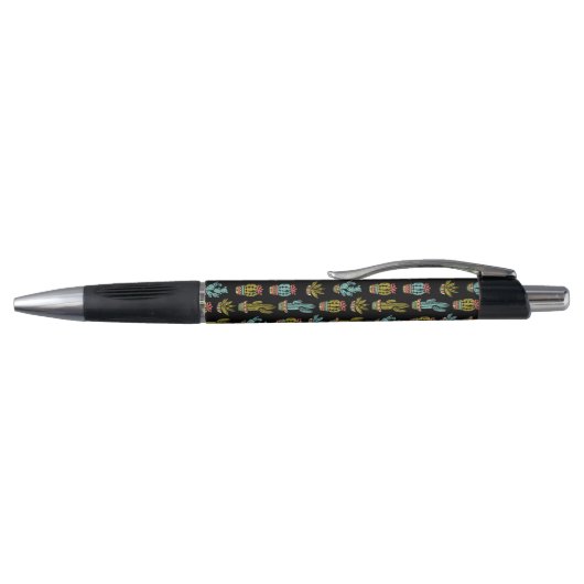 Dark Grunge Cactus Pattern Pen (Bovenkant)
