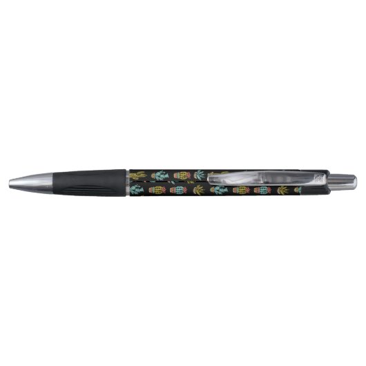 Dark Grunge Cactus Pattern Pen (Achterkant)