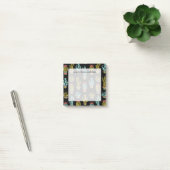 Dark Grunge Cactus Pattern Post-it® Notes (Kantoor)
