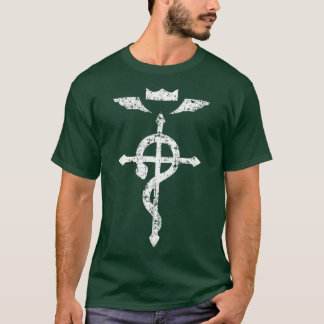 Dark Grunge Flamelx27s Cross T-shirt