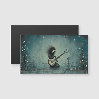 Dark Grunge Vakantie Kerst Kaart