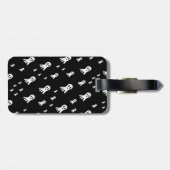 Dark Halloween Ghosts Bagagelabel (Achterkant horizontaal)