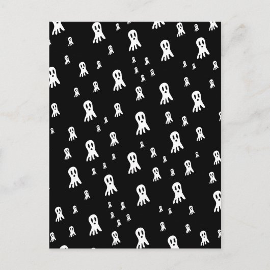 Dark Halloween Ghosts Briefkaart (Voorkant)